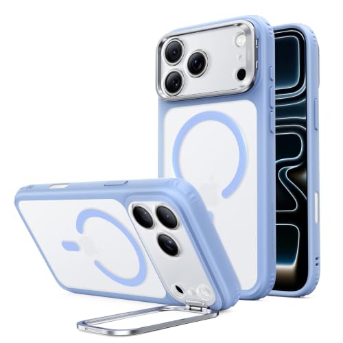 Image of ESR for iPhone 17 Pro Max Case Flex Stand, for MagSafe, Frosted Light Blue