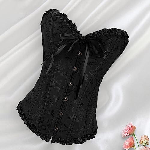 Corset fleuri et débardeur style gothique pour soirée costume - 6