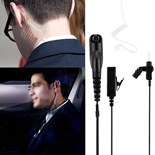 Radioheadset, comfort- en verborgen oortelefoon met luchtslang voor Walkie Talkie met portofoons - Image 4