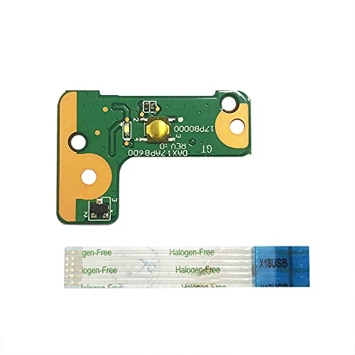 Placa de botón de encendido Zahara 809310-001 cable flex portátil HP 17-g 2