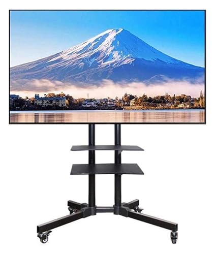 Soporte móvil para TV con ruedas y ajuste múltiple miniatura 1