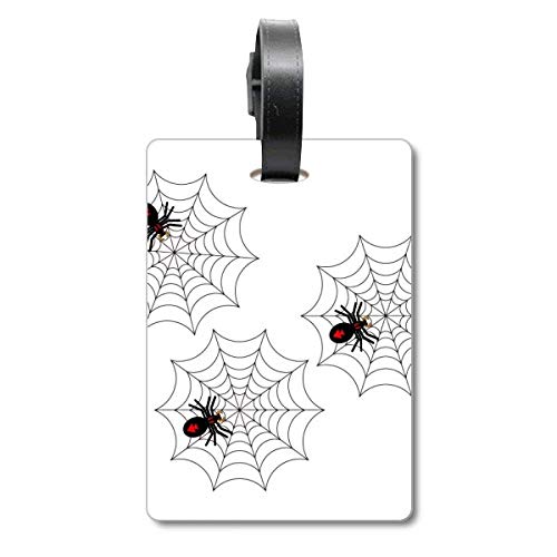 Étiquette pour valise motif fantôme Halloween pour retrouver ses bagages en voyage
