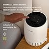 Bosch Air 500 Purificatore d’Aria - Rimuove gli inquinanti, include filtro aria e modalità sleep (< 25 dB(A)) - per stanze fino a 23 m² - con porta di ricarica USB-C - CADR: 100 m³/h