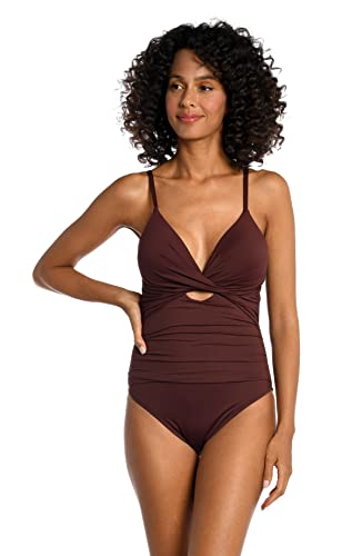 La Blanca Women's Island Goddess Twist Keyhole One Piece Swimsuit3