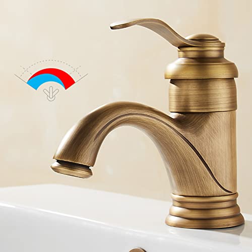 Grifo para lavabo de baño antiguo perfecto para dar un aire vintage a tu tocador 5