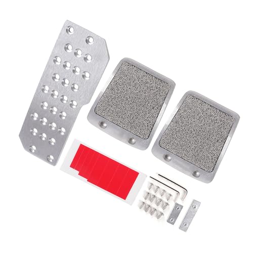 YIZITU Pedal manual para coche, reposapiés, estribo, freno del acelerador, pedal con antideslizante para mejorar el control y la estética