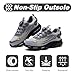 Zapatos de Seguridad para Hombre Mujer Zapatillas Ligeros Calzado Trabajo Comodo Antideslizante con Puntera de Acero Grey 43 EU Imagen de Zapatos de Seguridad para Hombre Mujer Zapatillas Ligeros Calzado Trabajo Comodo Antideslizante con Puntera de Acero Grey 43 EU