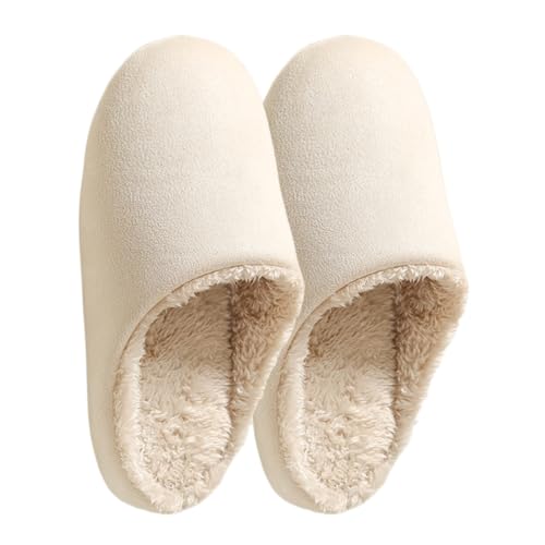 Premium Comfort Quiet Silent Sole Lightweight Non Slip Women's Fuzzy House Slippers Indoor Soft Warm Furry Shoes