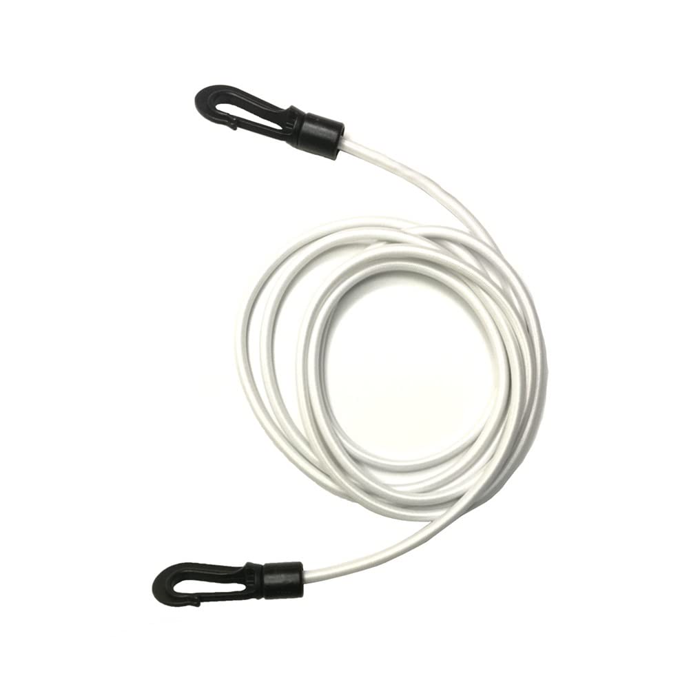 Smycz do wiosła kajakowego, Kajak Wiosło Bungee Shock Cord Hak Lina mocująca Wędka Smycz Wiosło Uchwyt na deskę surfingową Smycz Wiosło Kajak Lina Wiosło Kajak(Black)