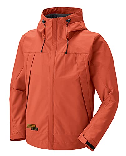 アタックベース(Atackbase) 透湿防風ジャケット 秋冬用 オレンジ 10554 17 3L