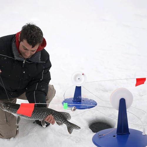 Drapeaux de pêche sur glace indicateur de touche hiver