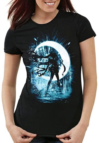 LI YA DENTAL Sailor Star Damen T-Shirt Moon Mondstein Japan Black L