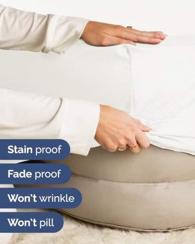 Image of Extra Deep Flex Top Split Head King Fitted Sheet - Hotel Luxury Single Fitted Sheet Only - Easily Fits 18 inch to 24 inch Mattress - Ultra Soft, Wrinkle Free w /Extra Deep Pockets - Antique White