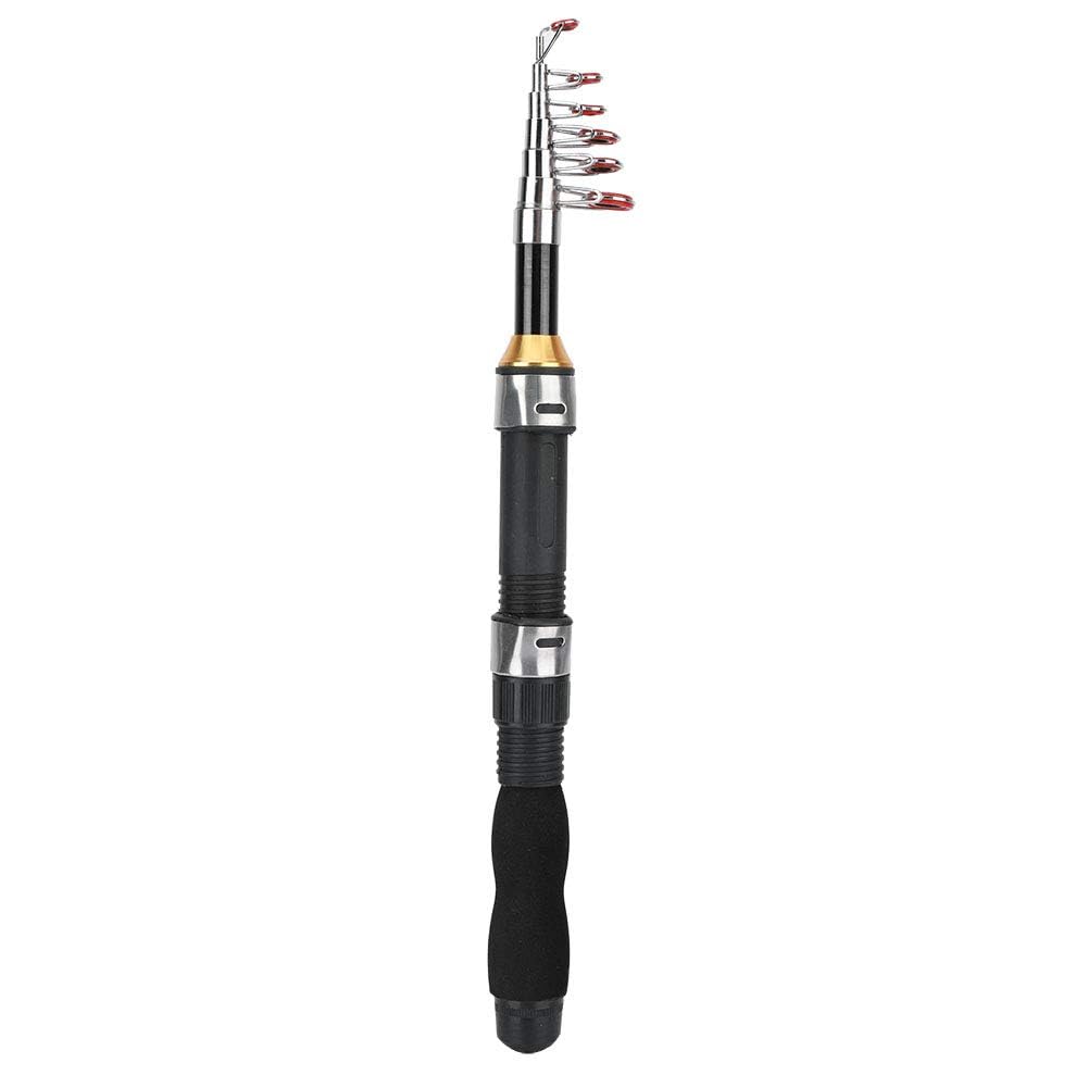 Telescopic Fishing Rod - Portable Mini Pocket Pen Pole for Ice and Sea Fishing, Retractable Jigging Rod for Beginner and Angler (1.2M/1.5M) 28049-100 — image 1