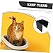 FUTUREORYY 3pcs Cat Litter Box Protector Enclosure Splash Guard for Easy DIY Assembly for All Litter Boxes and Reduces Mess