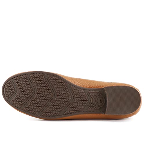 Image of Womens Casual Genuine Leather Comfortable Lightweight Driving Moaccasins Classic Fashion Penny Slip On Ladies Driving Loafer Flat Shoes