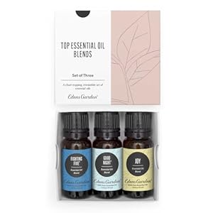 Edens Garden Top Essential Oil Blends 3 Set – 100% Pure Therapeutic Grade, Undiluted Natural Aromatherapy Oils for Diffusers & Home – Includes Fighting Five, Good Night & Joy, 10 ml/ 3 Pack