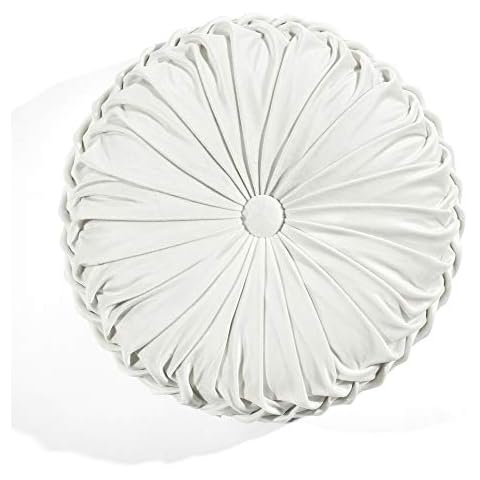 Lush Decor Round Velvet Pillow Cover