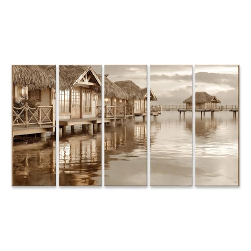 Tableau sur toile grand format pour habiller un grand mur vide de salon