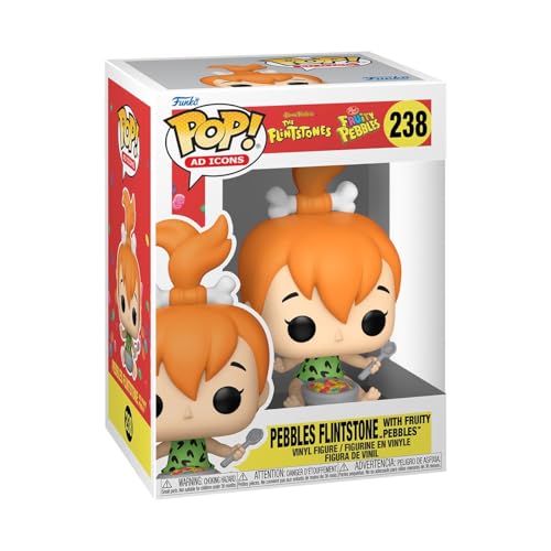 Funko Pop! Ad Icons: Pebbles Flintstone with Fruity Pebbles