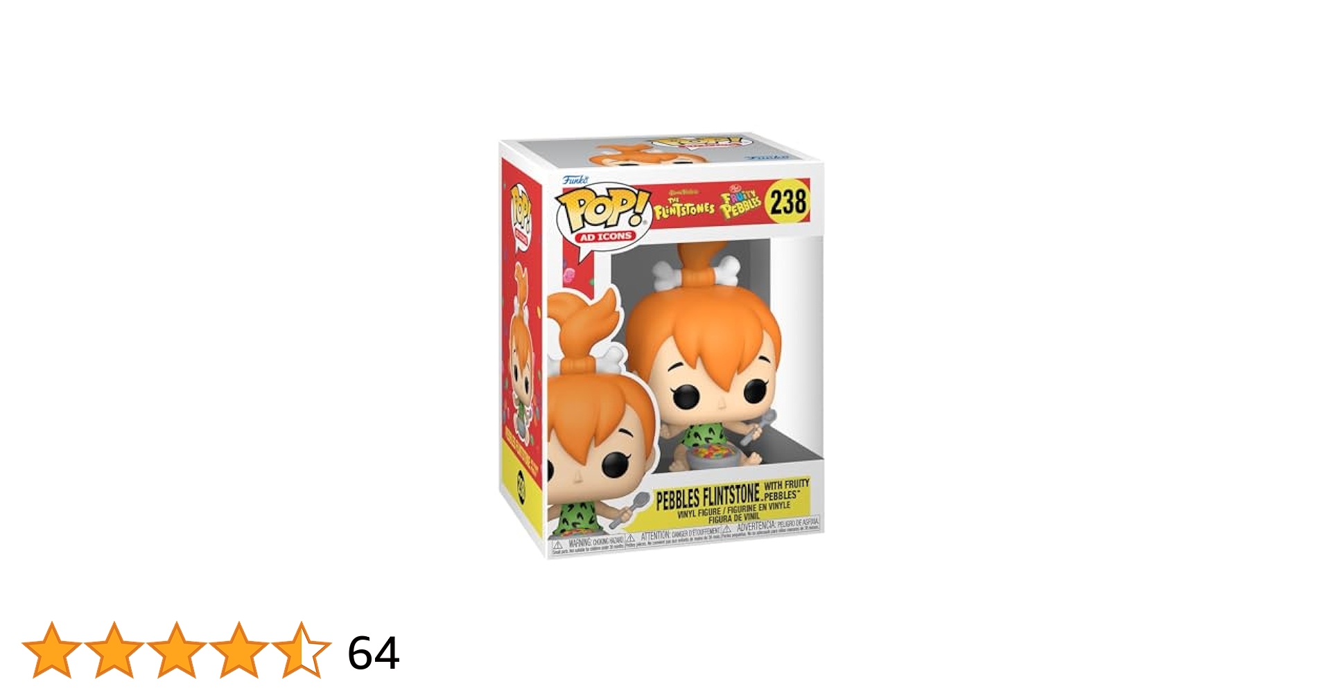 Amazon.com: Funko Pop! Ad Icons: Pebbles Flintstone with