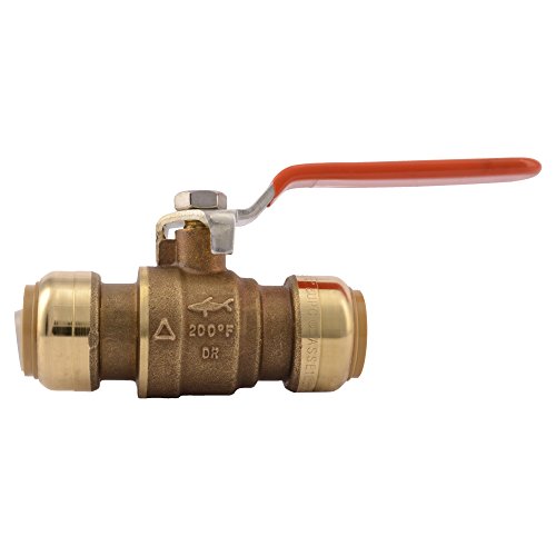 SharkBite 3/4 Inch Ball Valve, Push to Connect Brass Plumbing Fitting, Water Shut Off, PEX Pipe, Copper, CPVC, PE-RT and… - Image 4
