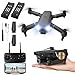 Dron con Camara 720p y 3 Modos de Potencia. Dron para Principiantes con 2 Baterías y 20 Minutos de Vuelo. Drone con Fácil Manejo desde App Gratis. Dron para Niños y Adultos Fácil de Volar con...