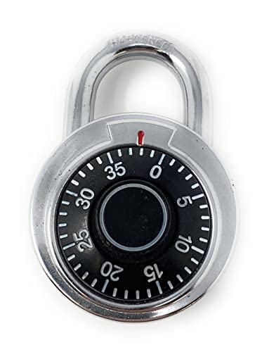 Standard Dial Combination Lock, 2 In. Wide With Different Combination Padlock [945C] Candado Combinacion #TOP26