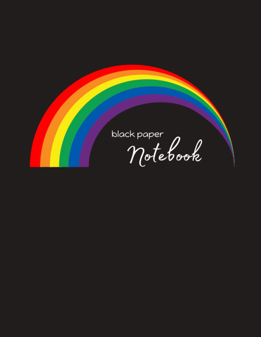 Black Paper Notebook for coloured pens: A Black Page notebook Journal For Gel Pens With 120 pages Lined Paper (Black Page Journals)