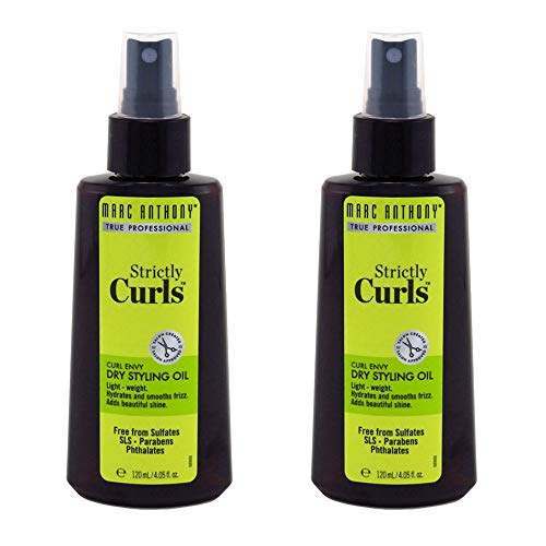 Marc Anthony Strictly Curls Dry Styling Oil 4.05 Ounce (120ml) (2 Pack)