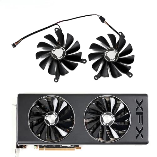 Ventilador de GPU FDC10U12S9-C de alta presion de aire para graficas XFX RX 5700 XT Thicc II