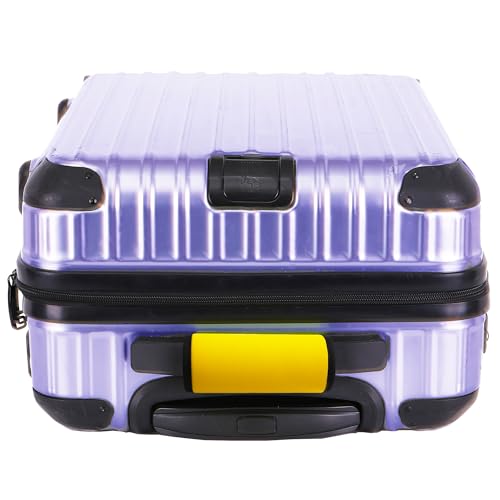 Image of Luggage Handle Wrap For Suitcase Unique Luggage Identifiers /Tag /Spotter /Marker For Travel Accessories ariport baggage briefcase -Yellow