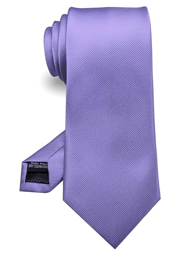 JEMYGINS Violette Lavande Cravate Cousue Main pour Homme - Travail, Fête