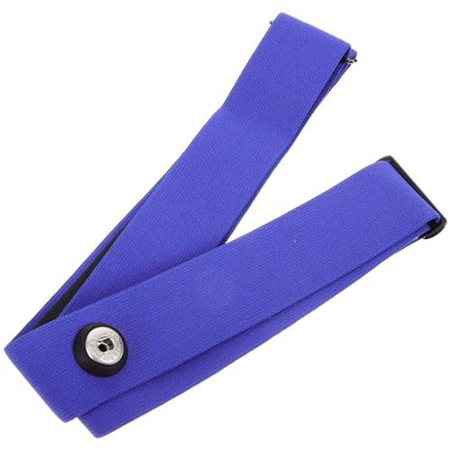 Veemoon Correa Elástica Deportiva para Pecho Azul Marino, Cinturón Ajustable de Fijación para Monitor de Frecuencia Cardíaca, Compatible para Correr y Actividades al Aire Libre