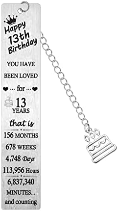 13th-bookmarks-birthday-gifts-13th-birthday-gifts-for-boys-girls-13th