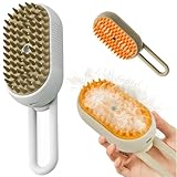 Top 10 Melhores Escova Para Gato para comprar em 2025 18 Escova a Vapor 3 em 1 para Gatos Recarregável USB Massageadora Elétrica Pet Remoção de Pelos...