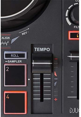 Miniatura 4 de Hercules DJ Control Inpulse 200 con cable estéreo mini a RCA dual en Y (6 pies)