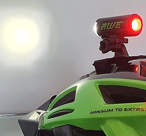 bike helmet with rear light