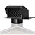 Yueidung Removable Roof Vents Cap 4 Inch, Roof Vents for Houses Galvanized Steel Bathroom Kitchen Roof Exhaust Dryer Vent, Roof Vent Cover with Roofing Rain Cap and Damper (Black)