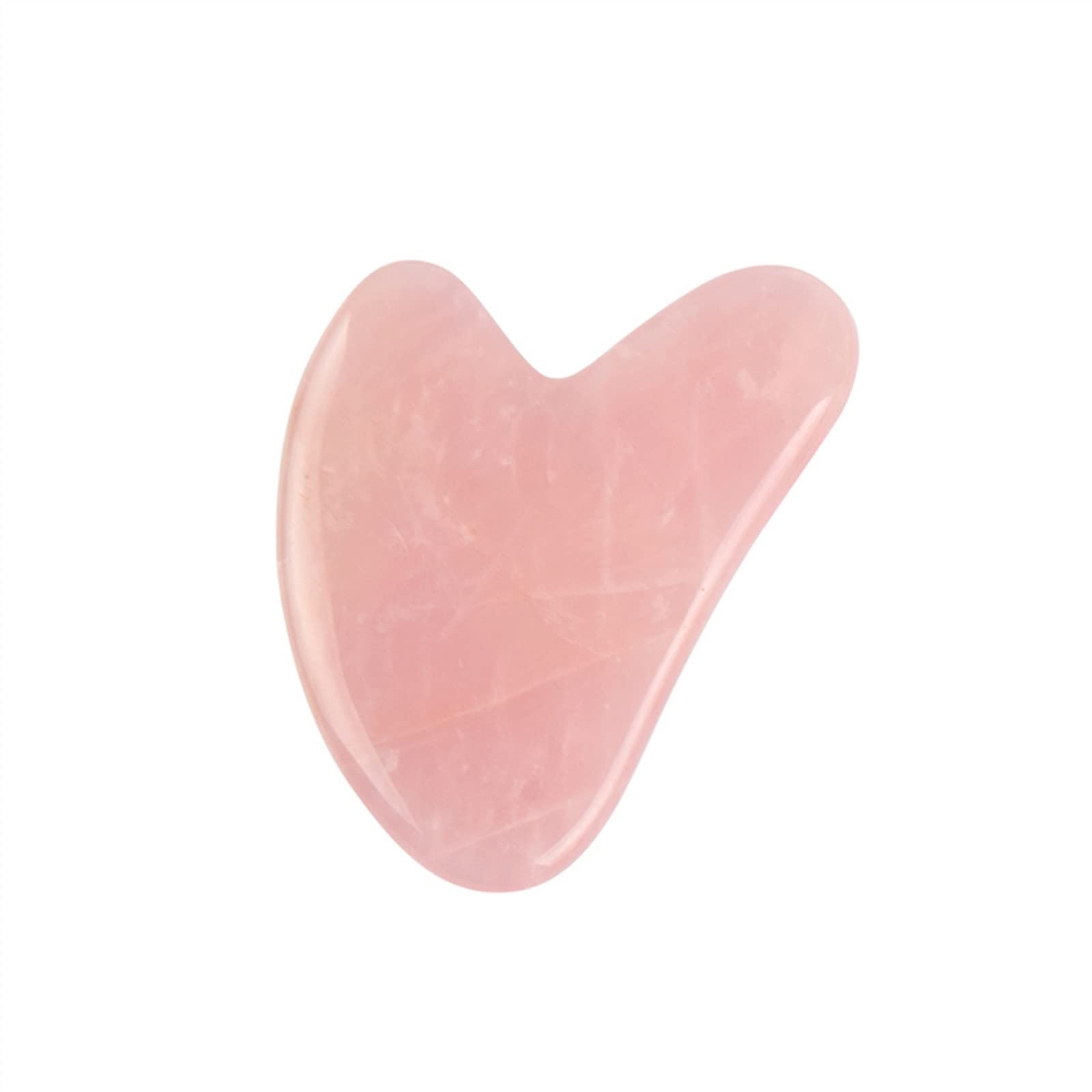 MOBYAT Juego de Rodillo de Cristal y Calabaza portátil for Masaje, Rodillo de Jade Verde, Piedra de Aventura, Accesorio de Belleza, 1 Uds. (Color : 1pc Guasha BoardPink)