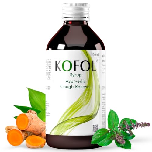 Ayurvedic Cough Syrup | Relief from Dry & Wet Cough | Non-Drowsy, Non-Alcoholic Ayurvedic Cough Syrup for All Ages | Soothes Sore Throat & Reduces Cough – 200 ml (Pack of 1)