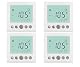 Raumthermostat SM-PC 4er Set für digitale Heizungssteuerung