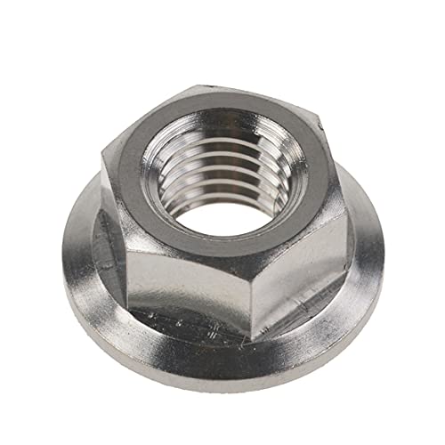 Dado Titanio 12 Punti Dadi In Titanio Per Bici, Moto E Auto - Flangia A 12 Punti, CNC, M5 M6 M8 M10 M12 Dado Metrico M5-M12