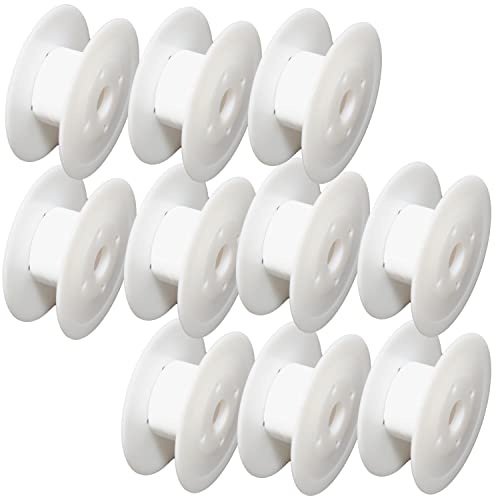 moonfarm 手芸用 スプール リール セット 選べる24サイズ 空ボビン プラスチック リボン (直径6㎝・幅2.7㎝, 10個セット)