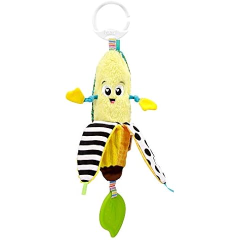 LAMAZE Bea The Banana, Clip on Pram and Pushchair Newborn Baby Toy, Sensory Toy for Babies with Colours and Sounds, Development Toy for Boys and Girls Aged 0 to 24 Months Cover