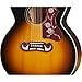 Epiphone Inspired by Gibson J-200 Jumbo Acoustic Electric, Aged Vintage Sunburst Gloss