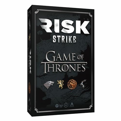 Risk Strike: Game of Thrones Edition, Fast Strategy Card and Dice Game for Adults and Teens, Play as House Stark, Lannister, Targaryen & More, Quick...