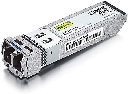 10GBase-LR SFP+ Transceiver, 10G 1310nm SMF, up to 10 km, Compatible with HP J9151A