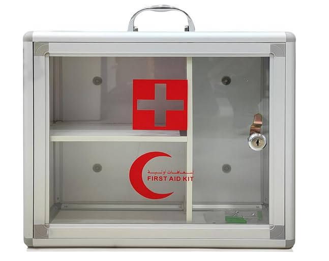 Aluminium First Aid Box, Medical Storage Box, Emergency First Aid Kit (small)