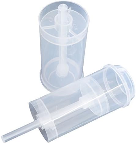Clear Push-up Cake (Push Pop) Plastic Containers with Lids, Base & Sticks (6 Count) by HKGShopping